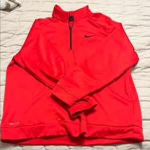 Nike Red Dri-FIT Pullover